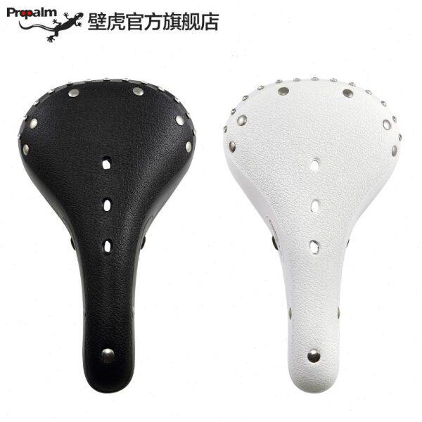 propalm壁虎车座镶钻复古自行车休闲车座垫牛皮坐垫公路车鞍座