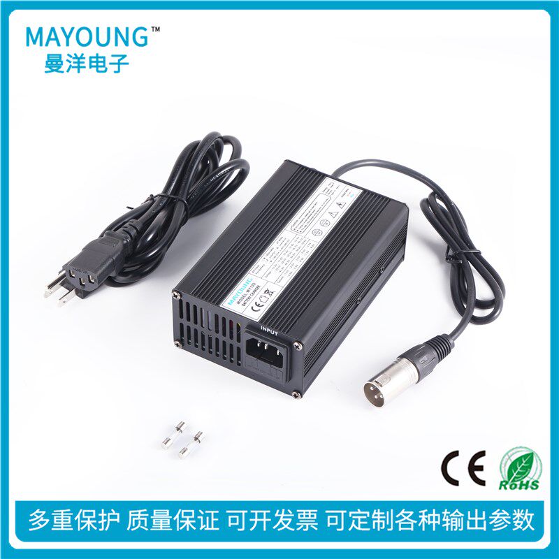 43.8V2.5A充电器可充PATGEAR电动滑板车E3,E5 36V8Ah磷酸铁锂电池