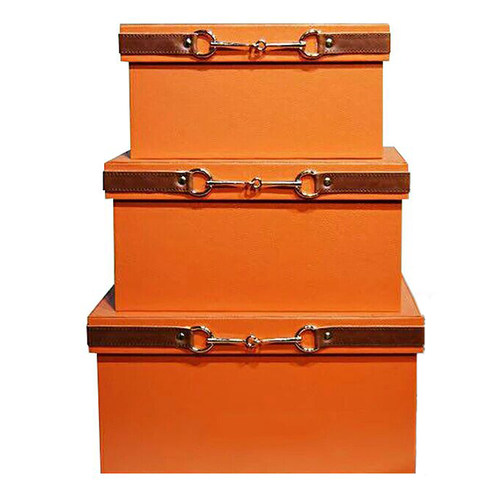 衣帽间样板房收纳整理箱麂皮绒装饰收纳盒储物箱软装家居衣橱摆件