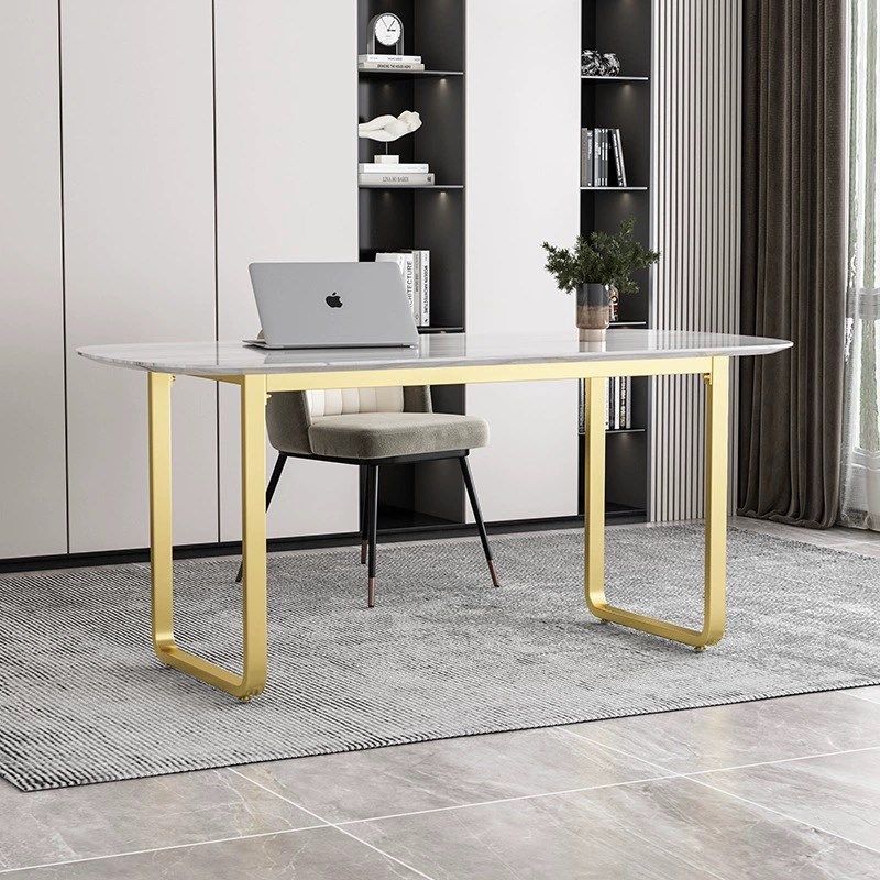 可定制铁艺圆弧形岩板桌架桌腿支架书桌吧台搭边脚餐台脚支撑底座