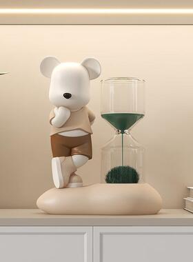 源头工厂创意暴力猫沙漏柜玄关厅电视酒熊店客摆件家居高级FKD647