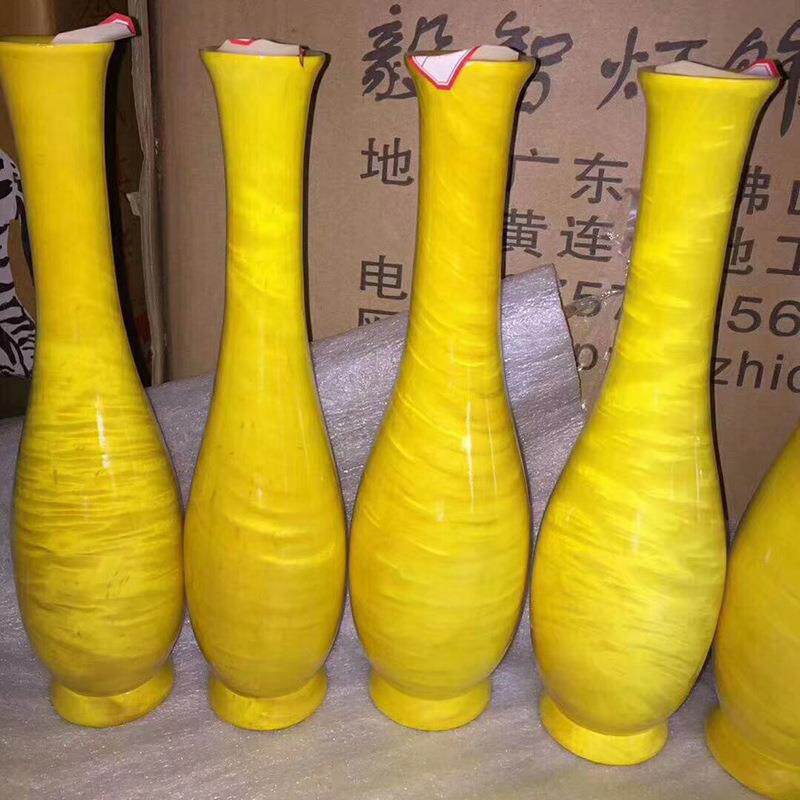 金丝质M-555楠木观音礼木瓶大叶桢楠对瓶阴沉木带水波花瓶摆件工