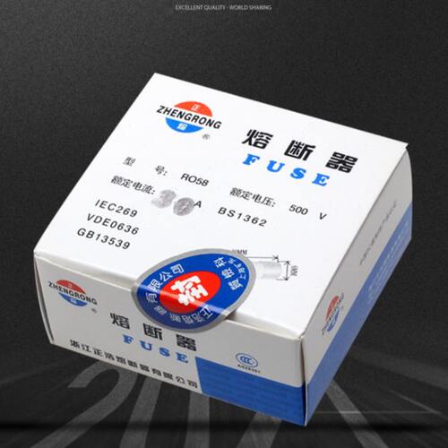 正熔陶瓷R058 RO58保险丝管1A2A1A3A6A8A10A15A20A30A 6*30mm熔芯