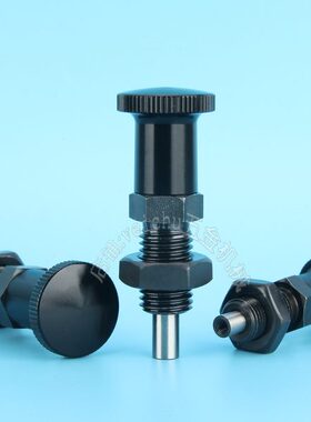 ZAT01/ZAT02/ZAT03/ZAT04复位型分度销前端内螺纹销旋钮柱塞 锁销