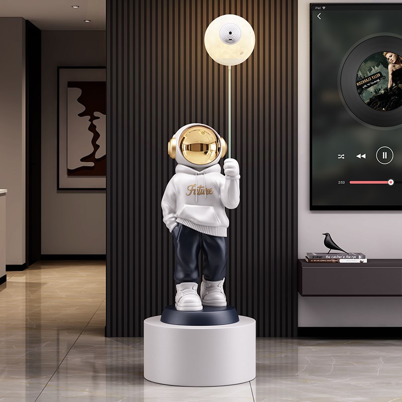 宇航员落地摆件客厅电视柜旁装A饰品乔迁新居礼物大型落地摆件