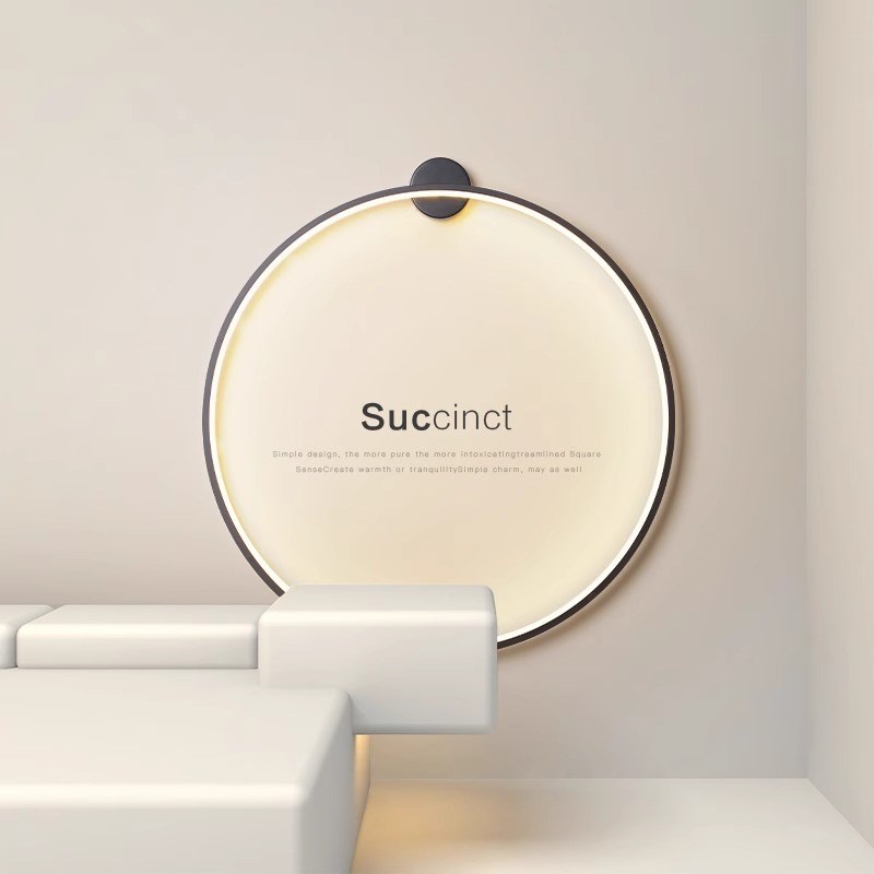 客厅背景墙壁灯现代简约创意个性卧室床头灯酒P店会所过道走廊壁