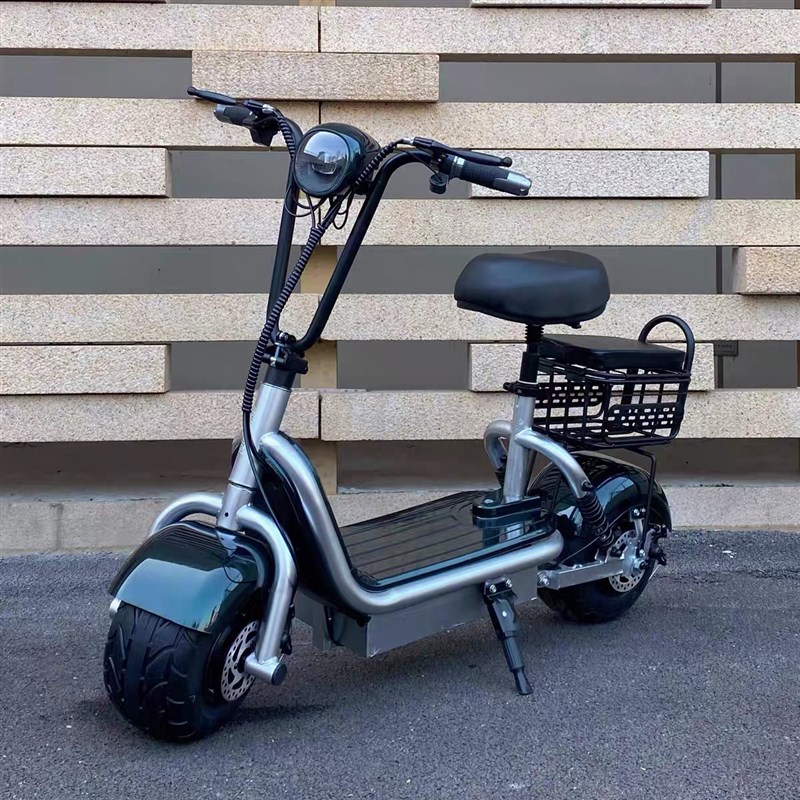 新款小哈雷小型电动车滑板车代步车锂电池男女迷你可折叠电瓶车