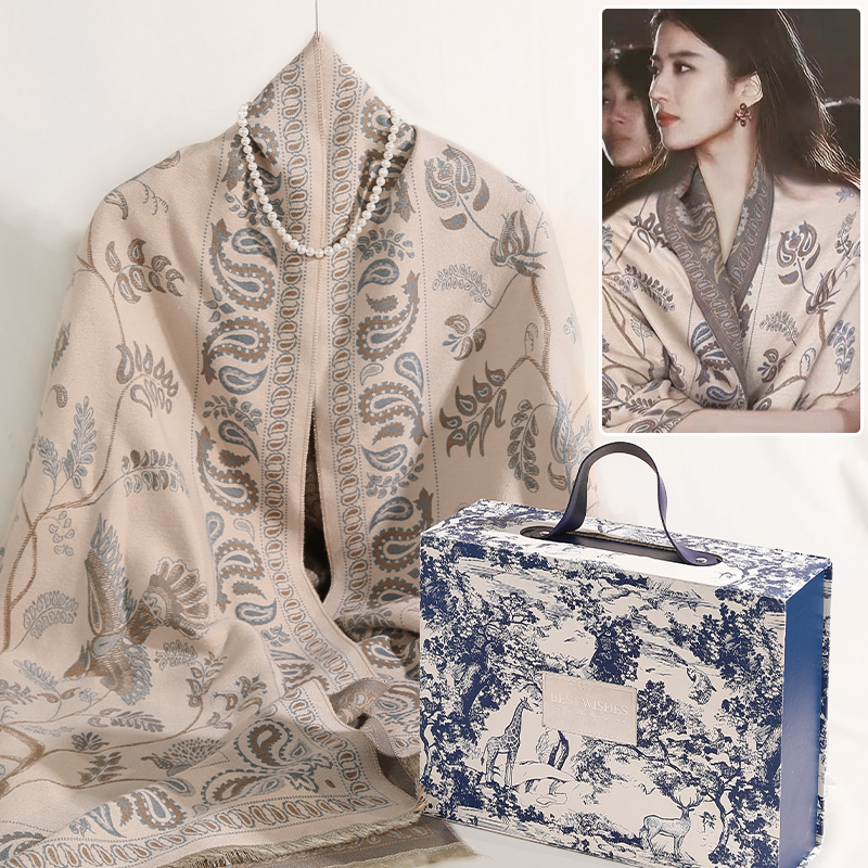 送妈妈生日礼物实用适合婆婆新中式风披肩教师女老师20W24新款母