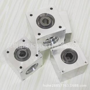 小型齿轮转角90度1伞：无品牌/1直角传动换向器齿轮轴箱孔键槽六