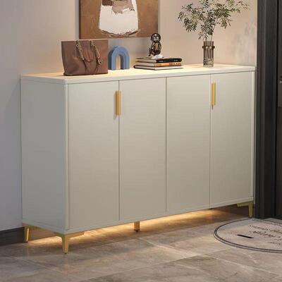 柜油风网红鞋柜家进门奶楼道大容量用收纳门KUZ厅储物柜玄关柜置