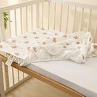 A类母婴级纯棉婴儿床床笠垫冬秋加厚棉床儿001童婴儿拼接床床垫夹