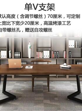 铁几艺桌支架大板桌腿脚茶桌架岩板餐IYS桌角办公腿桌金属桌子腿