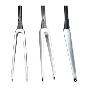 碳走纤3K全碳维公路车前叉桶轴公路硬叉自行碳叉全隐内线直管快车