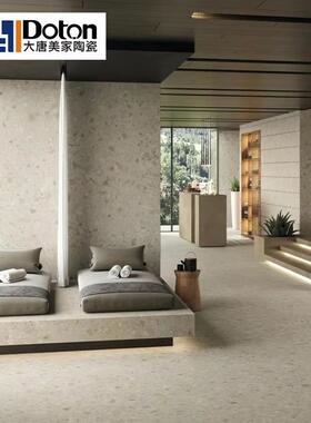 大板DT501水磨石瓷砖50x1500客厅宿餐厅防滑7地连锁民酒砖店灰色