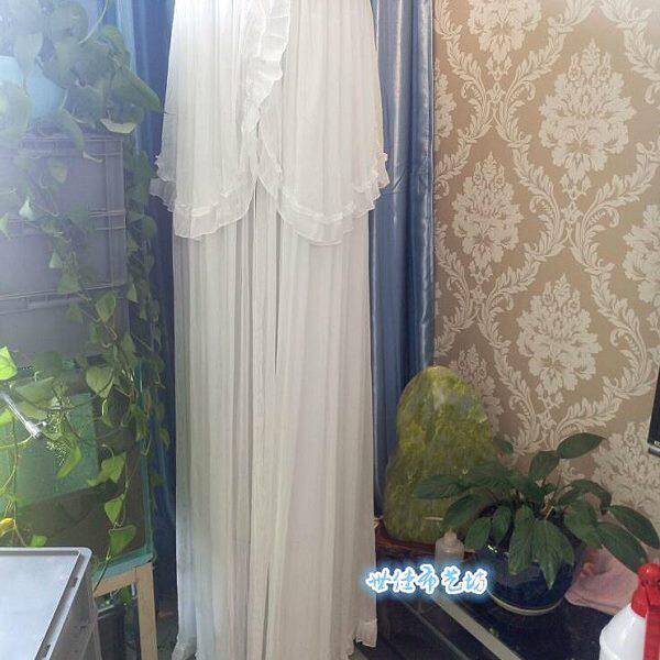 包邮纯白色圆柱形立式柜机开机不取防尘罩防滑防尘罩可量尺定做