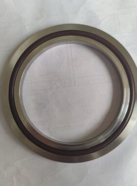 KF真空管道ISO不锈钢中心支架+氟橡胶圈+加厚外圈环接头 密封垫片