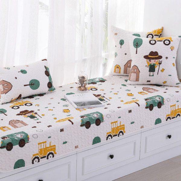 北欧飘窗垫窗台垫定做卧室韩式儿童阳台垫子榻榻米坐垫可机洗海绵