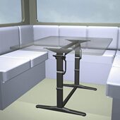 房车桌腿 折叠桌房车配件 德国进口房车升降桌 房车桌子调节桌