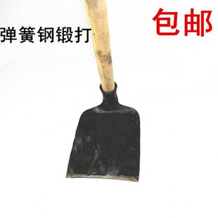 包邮锻打锄头种菜农具除草翻地松土农具钢镐刨锄挖地木柄锄头钢锄