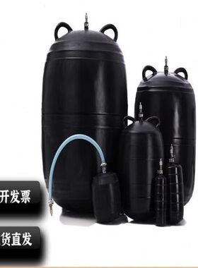 黑龙江闭水实验A级充气堵水气囊A级200300600管道封堵试漏球橡胶