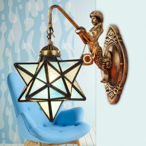 可馨帝凡尼床头灯壁灯地中海楼梯过道走廊灯饰阳台灯浴室创意壁灯