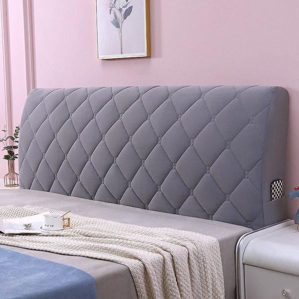 简约现代全包床头套罩加厚夹棉床头罩软包保护套欧式皮床靠背套子,居家布艺,床头罩,淘宝优惠券,粉丝福利购,淘宝优惠卷