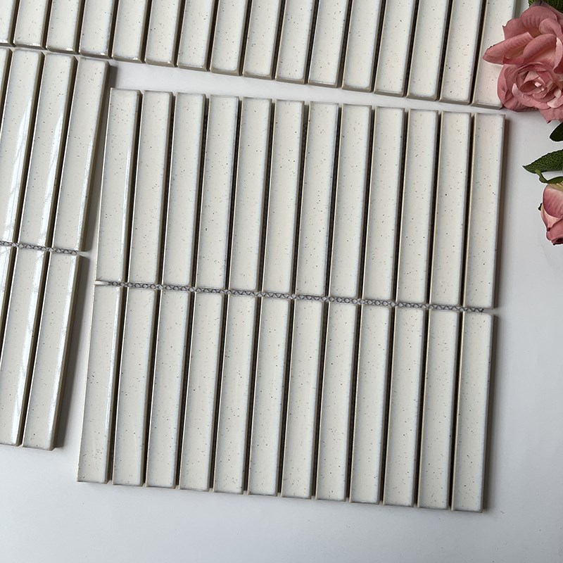 北欧长条卫生间瓷砖复古泳池背景墙餐厅墙砖厨房S简约风白色马赛