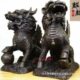 厂家供应纯铜子母麒麟摆件工业麒麟门口摆件公室酒店麒麟雕塑