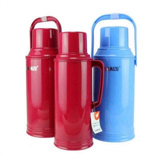 家用小热水瓶老式普通暖壶皮塑料外壳学生宿舍用保温开水瓶2升5磅