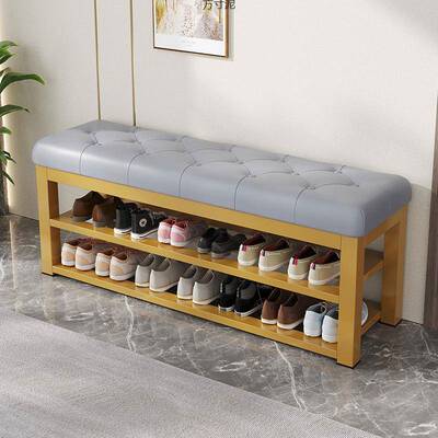 换鞋家12190门口用入户鞋凳软凳包坐垫一体玄关进门卧鞋柜室房卧