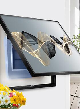 电表cp#23314装饰画免打孔现代简箱遮挡总开电闸盒配电箱客厅餐关