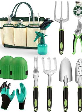 厂家供布袋装直铝轻便合金园林种植种花VFR种铲菜盆栽园林工具套