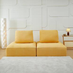 家模块沙发客用皮埃蒙特懒沙发套异型人厅方块沙发套弹力包豆腐块