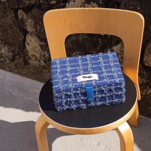 Tagi.首饰枕头行提花饰首盒软软料大容量面双层便携旅大容量收纳