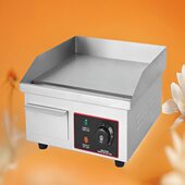 110V220V出口电扒炉多士炉不生锈扒板烤串盘煎饼恒温商用锅耐腐蚀