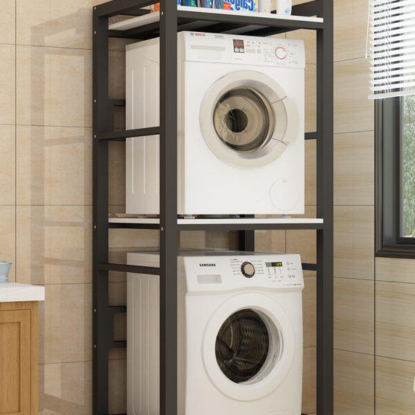 洗衣机置物架 落地浴室烘干机阳台洗碗机上方卫生间可定制叠放架