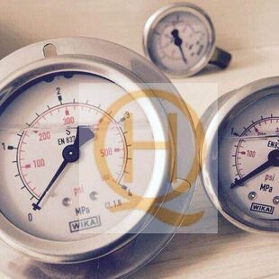 LNG车载瓶配件 wikai 威卡耐震压力表轴向耐震压力表杜瓦瓶压力表