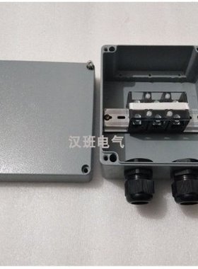 铸铝端子接线盒TC603大电流过线盒60A3P接线柱分线盒金属电控源盒
