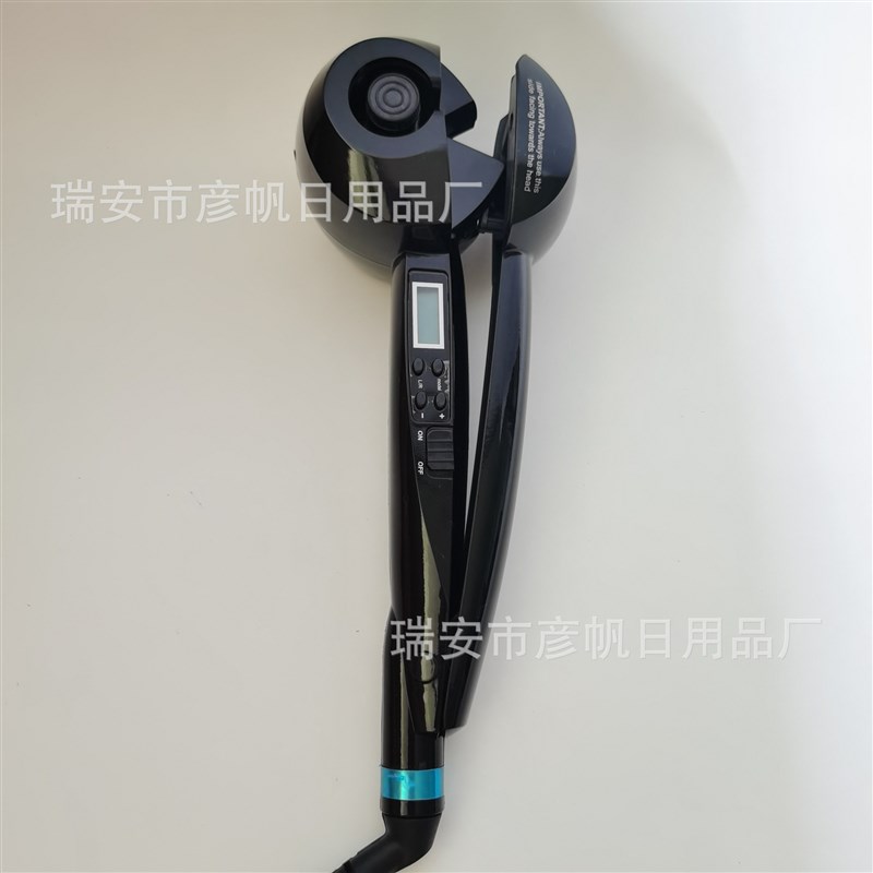 液晶全自动卷发器 蜗牛LCD温度显示卷发器 电动拳头卷发神器