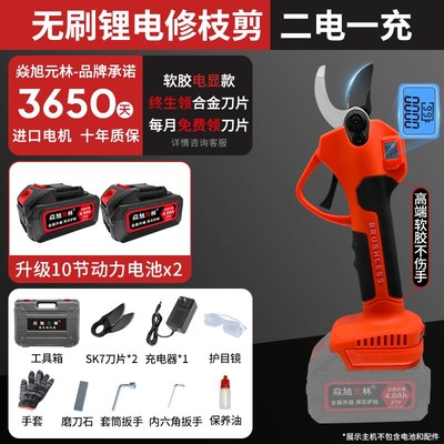 无刷电动修枝剪粗枝剪刀园林剪树枝专用电剪刀果枝剪充电修枝剪刀