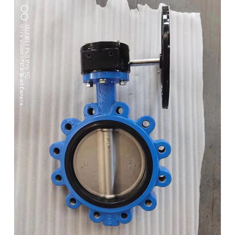 凸耳蝶阀 球墨铸铁船用梅花蝶阀 天津厂家TLD3H71X-16Q 304/316板