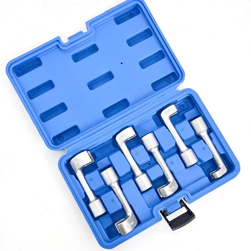 6件套 L型开扣扳手 柴油喷油器线喷油插座工具组1/2
