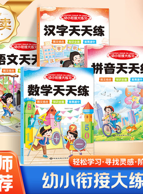 【下单立减50】幼小衔接大练习入学准备练习册一日一练-ZS