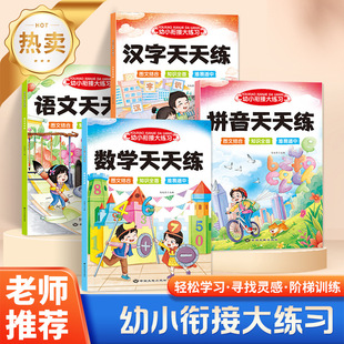 幼小衔接大练习入学准备练习册一日一练 下单立减50