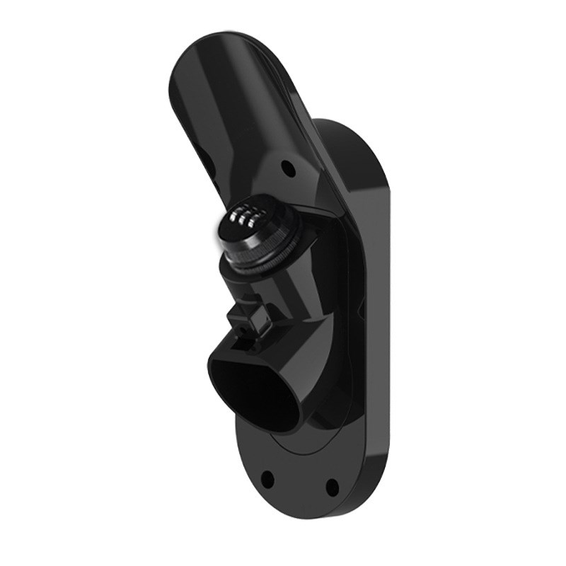 新能源电动汽车充电桩国r标枪头挂线支架防盗带锁插枪支架固定挂