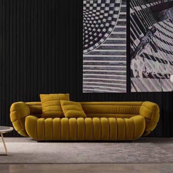 北欧轻奢现代网红香蕉船沙发意式布艺异型别墅极简休闲懒人沙发,住宅家具,布艺沙发,淘宝优惠券,粉丝福利购,淘宝优惠卷