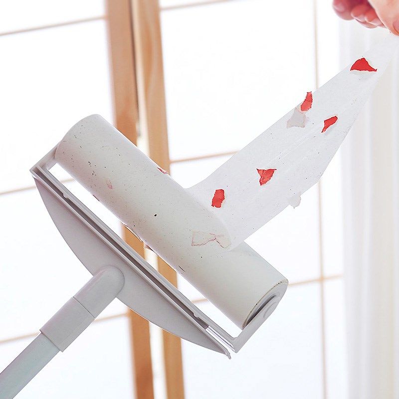 97N粘毛器滚筒式粘毛滚子沾毛滚筒纸家用替换纸粘纸滚撕纸粘筒滚