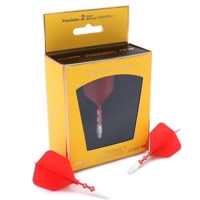 CUESOUL/Q獣ROST T19飞镖尾翼红色镖叶耐用配件大方一体尾巴标翼