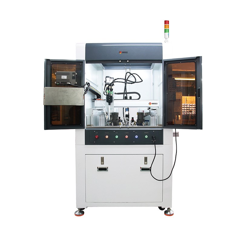 全自动在线灌胶机环氧树脂聚氨脂PU硅胶真空双液双组份自动灌胶机