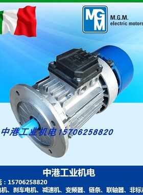 MGM刹车电机BA71B4 80B4 90LA4 100LB4 112MB4 132MA4抱闸电机A4